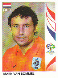 Mark Van Bommel Netherlands samolepka Panini World Cup 2006 #237
